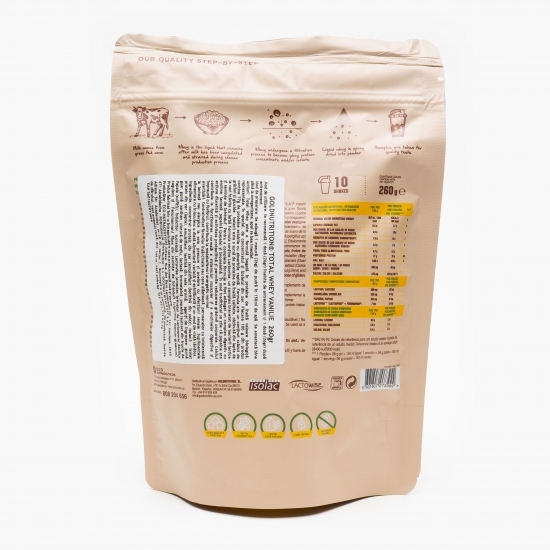 Total Whey cu aromă de vanilie 260g