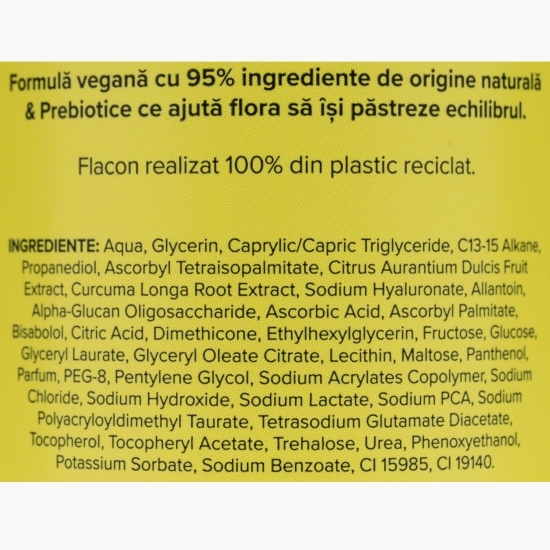 Loțiune de corp Glowing Energy cu extracte de vitamina C și turmeric bio 400ml