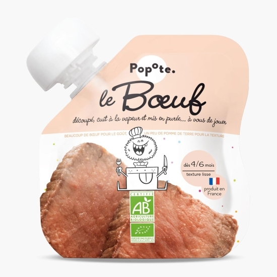 Piure eco cu 51% carne de vită, +4/6 luni, 60g