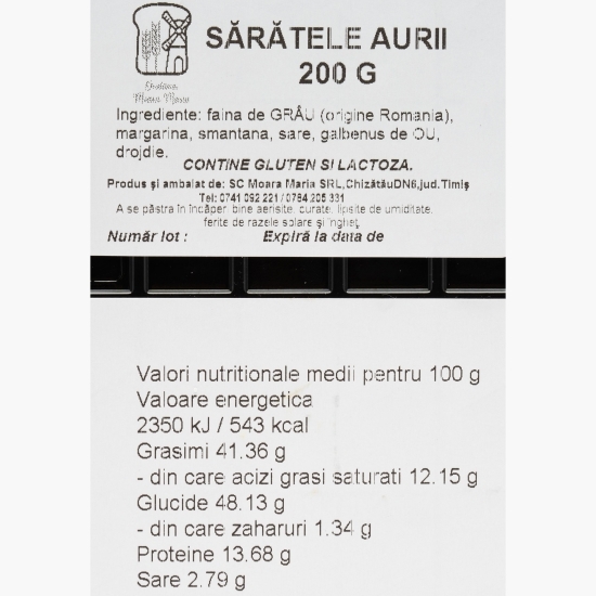 Sărățele aurii 200g