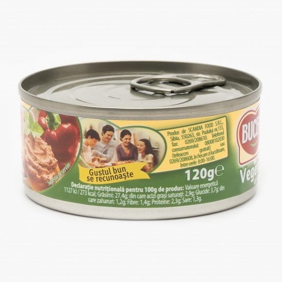 Pastă vegetală tartinabilă cu ardei 120g