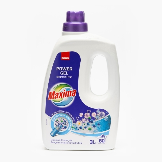 Detergent de rufe lichid gel concentrat Mountain Fresh, 60 spălări, 3l
