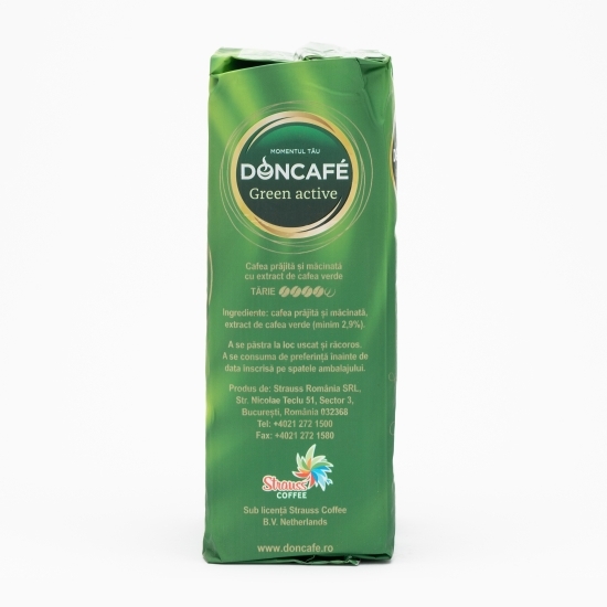 Green active 500g, cafea prăjită și măcinată cu extract de cafea verde