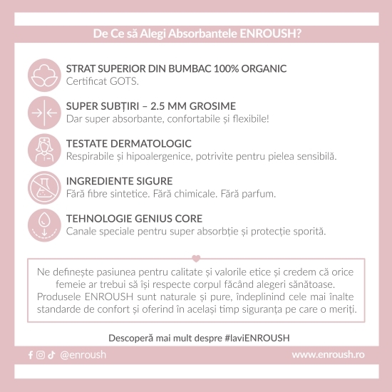 Absorbante bumbac organic Super, 10 buc