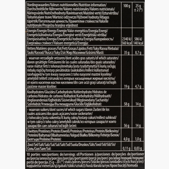 Praline de ciocolată în formă de fructe de mare 250g