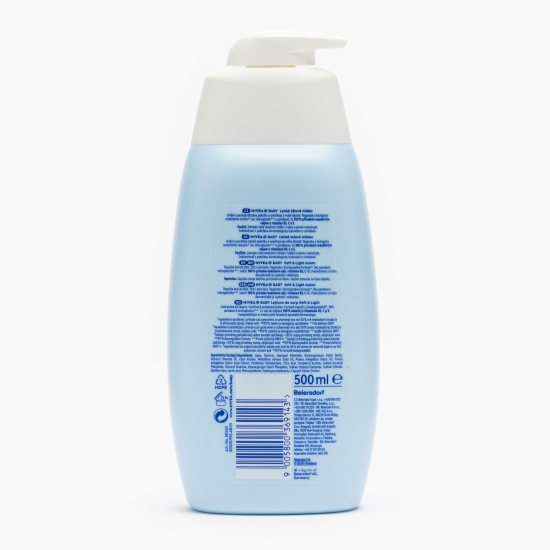 Loțiune pentru bebeluși Baby Soft & Light 0.5l