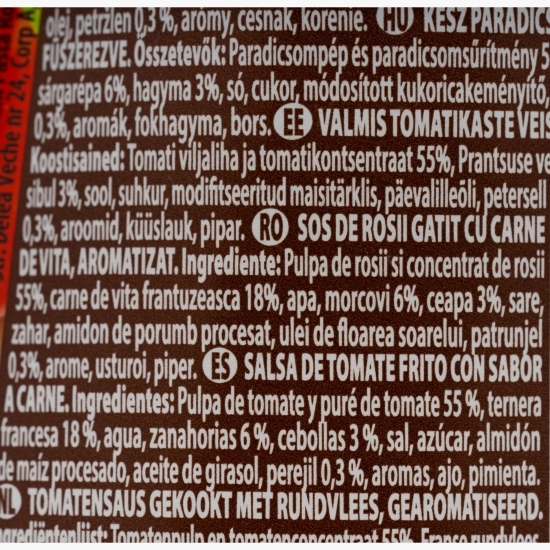Sos Bolognaise cu vită pentru paste 400g
