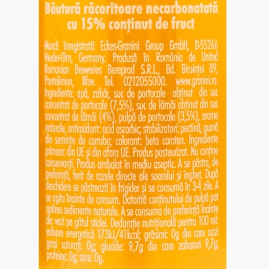 Băutură necarbogazoasă cu portocală 330ml