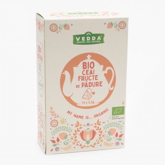Ceai fructe de pădure eco 15 plicuri