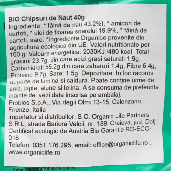 Chipsuri eco de năut 40g