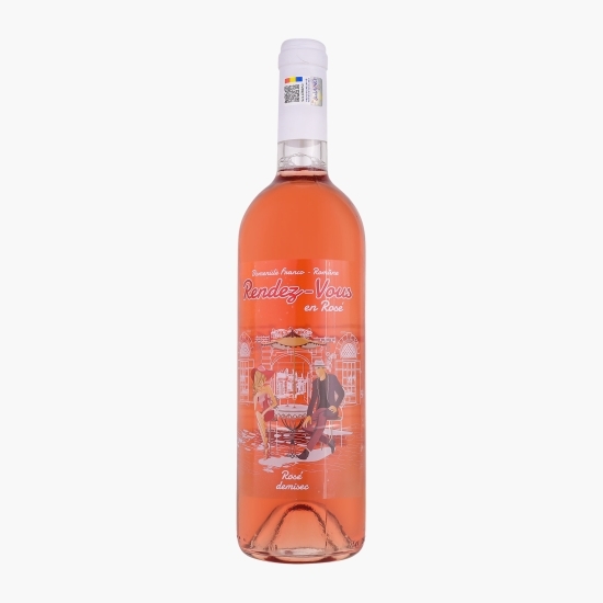 Vin rose demisec Merlot Rendez-Vous, 13.9%, 0.75l