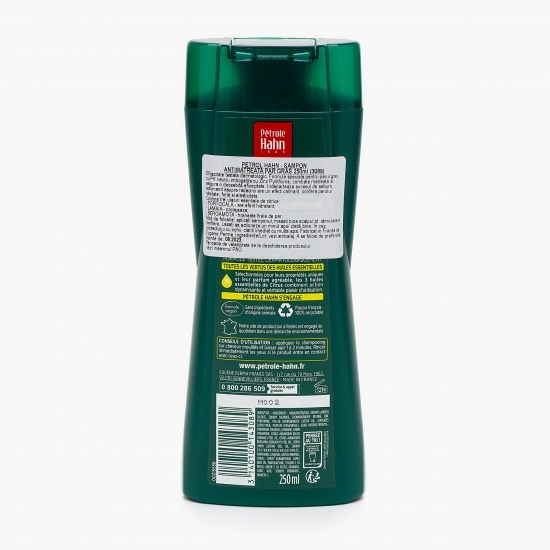 Șampon antimătreață păr gras 0.25l