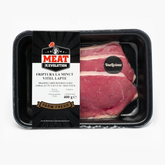 Friptură la minut vițel lapte, maturată 14 zile 400g