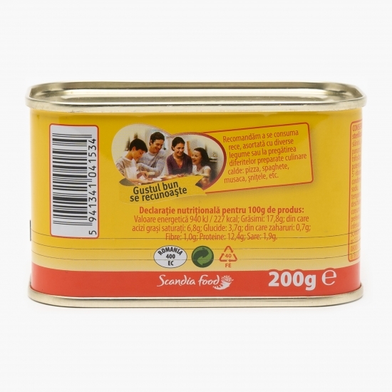 Conservă cu carne presată de porc Luncheon Meat 200g