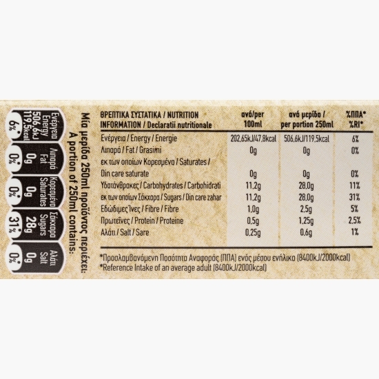 Suc mere 100%, fără zahăr adăugat 250ml