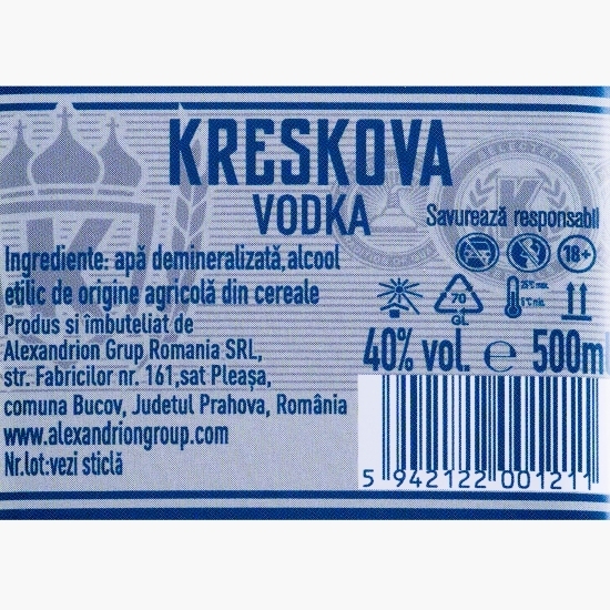 Vodcă 40% alc. 0.5l