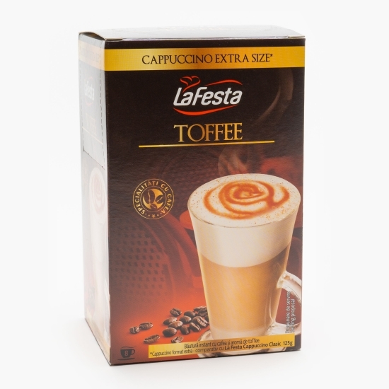 Cappuccino Toffee, plicuri 8x22g, băutură instant 