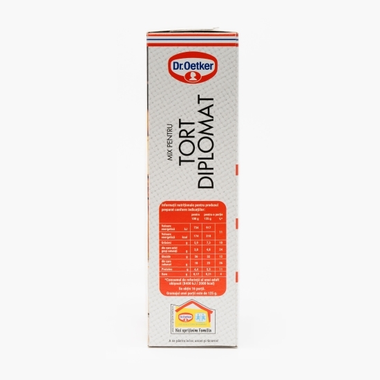 Mix pentru tort Diplomat cu bucăți de portocale confiate 430g