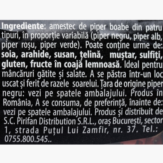 Râșniță piper 4 culori 75g