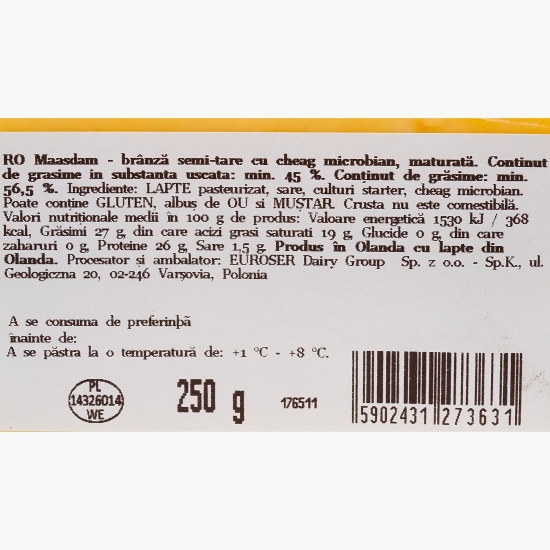Brânză Maasdam 250g