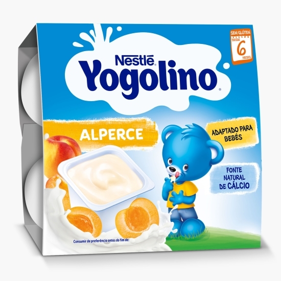 Gustare cu lapte și caise, +6 luni, 4x100g