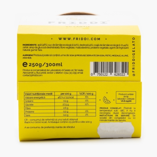 Înghețată cu lămâie, 300ml (250g)