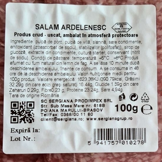 Salam Ardelenesc feliat 100g