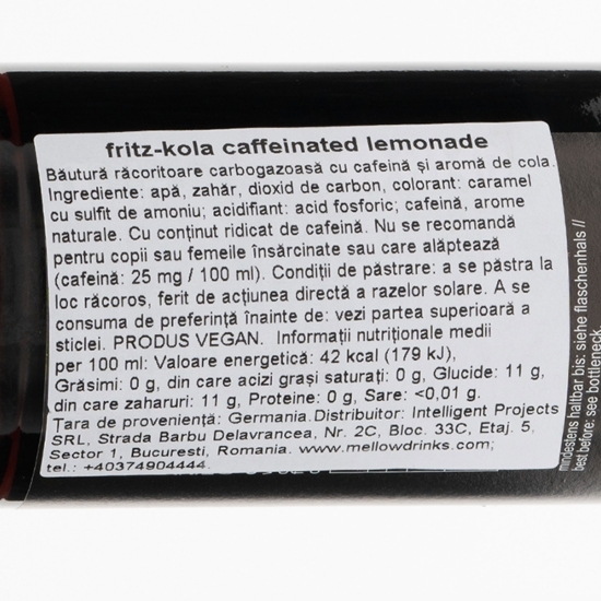 Băutură carbogazoasă 0.33l