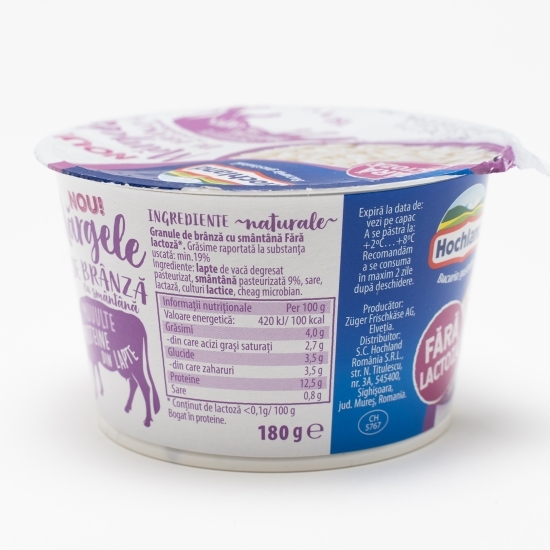 Mărgele de brânză cu smântână fără lactoză 180g