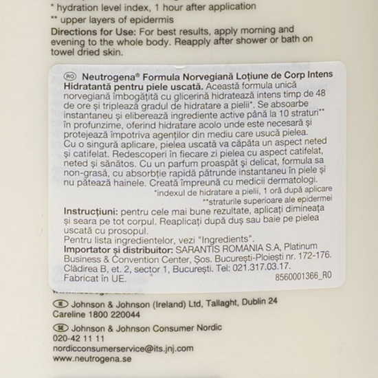 Loțiune de corp intens hidratantă cu absorbție rapidă Deep Moisture 400ml
