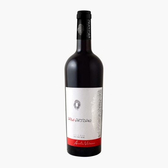 Vin roșu sec Fetească Neagră, Merlot și Cabernet Sauvignon, 14.5%, 0.75l