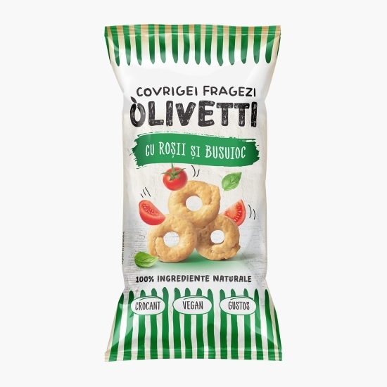 Covrigei fragezi cu roșii și busuioc, 100g