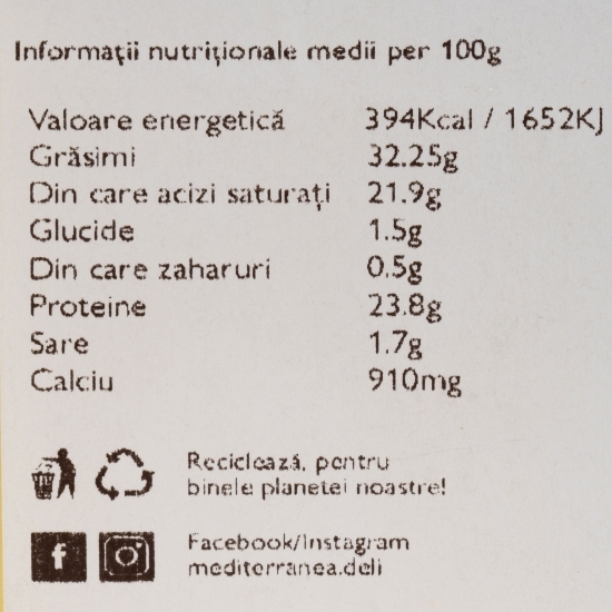 Brânză Graviera maturată 6 luni, 200g
