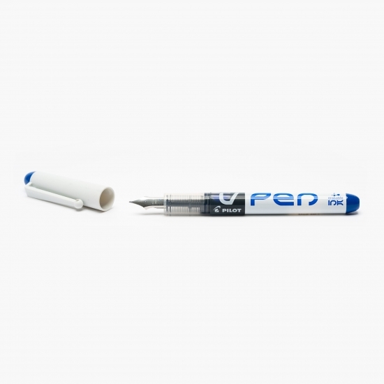 Stilou V-Pen Erasable, vârf mediu, albastru