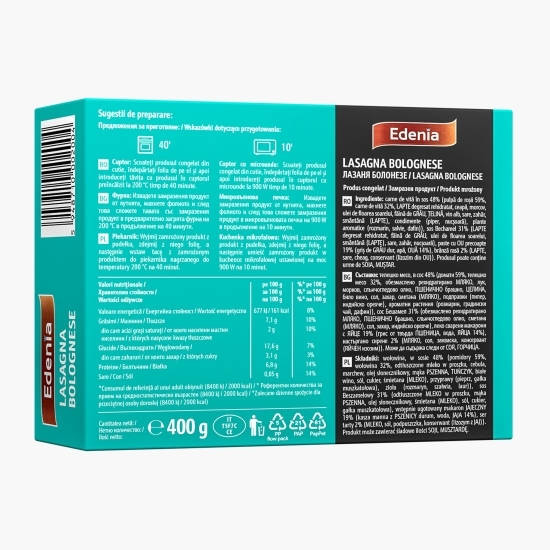 Lasagna bolognese 400g