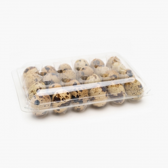 Ouă de prepelițe hrănite natural, 24 buc