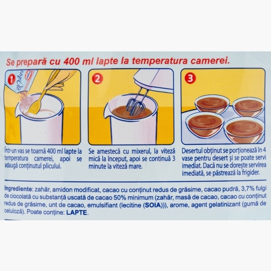 Mix pentru desert Crème Olé cu gust de ciocolată și rom 80g