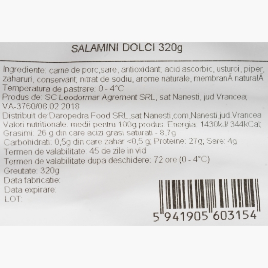 Salamini Dolci 320g