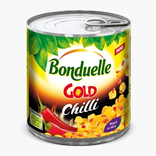 Porumb dulce boabe cu ardei iute 310g