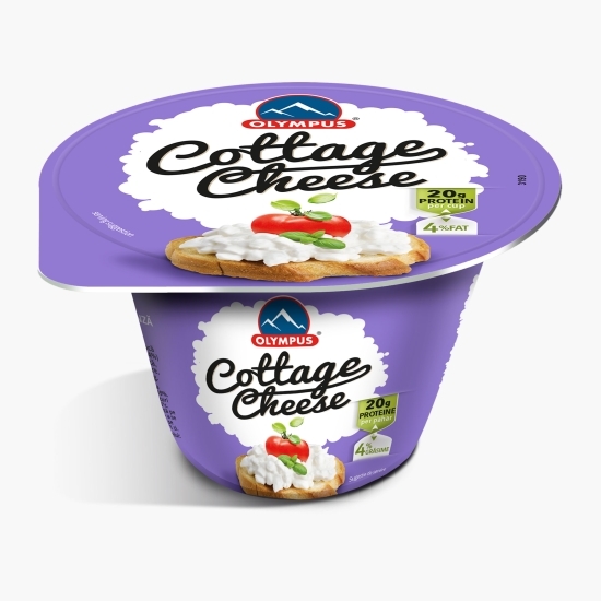 Granule de brânză Cottage cu smântână, 4% grăsime, 180g