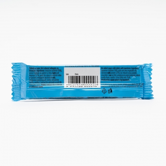 Tabletă dietetică cu lapte, fără zahăr 25g
