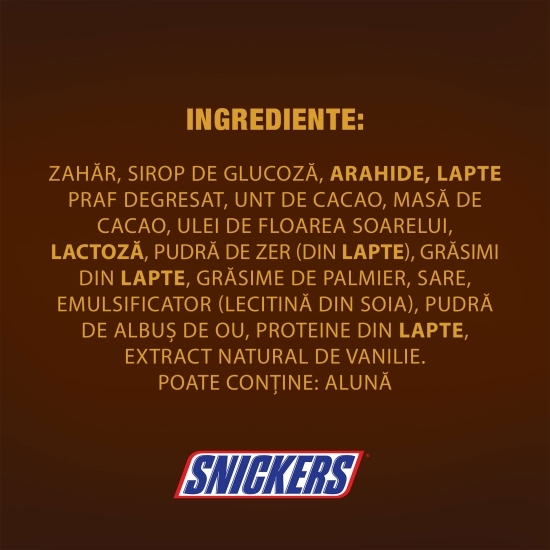 Baton de ciocolată cu lapte, cu caramel si arahide prăjite 50g