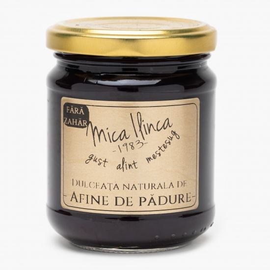 Dulceață naturală de afine, fără zahăr 220g