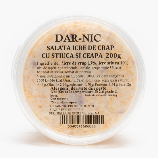 Salată de icre de crap cu știucă și ceapă 200g
