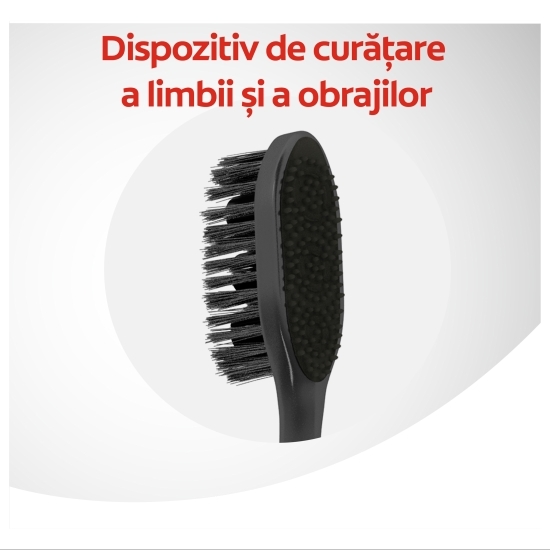 Pachet: 2x Periuță de dinți cu peri de duritate medie 360 Charcoal Medium