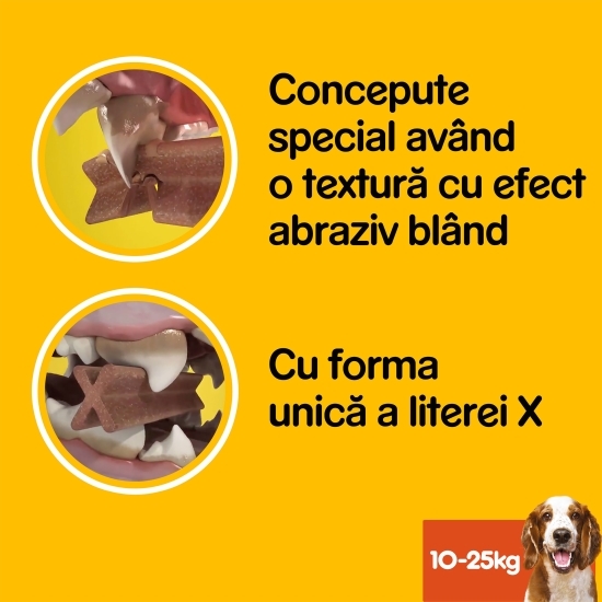 Batoane dentare pentru câini de talie medie, 56 buc, 1440g, Dentastix 