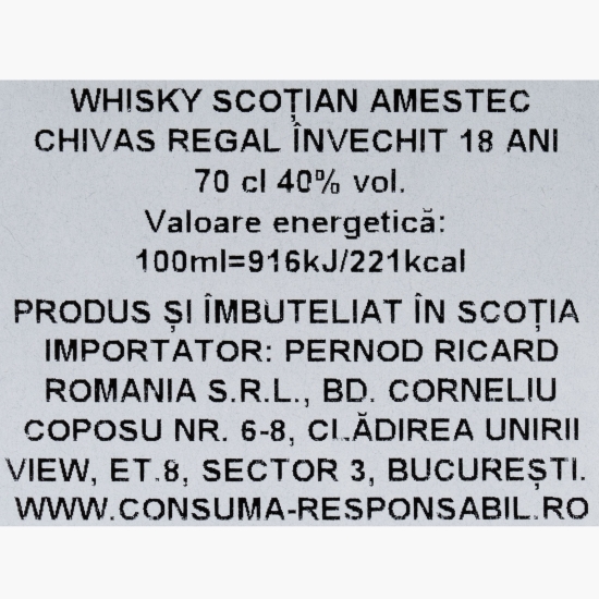 Blended Whisky 18 YO, 40%, 0.7l + cutie