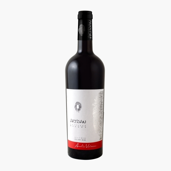 Vin roșu sec Fetească Neagră, 14.5%, 0.75l 