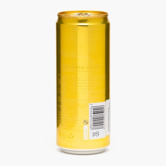 Băutură carbogazoasă cu vodcă și aromă de ananas Pineapple Crush, 5% alc, 0.33l