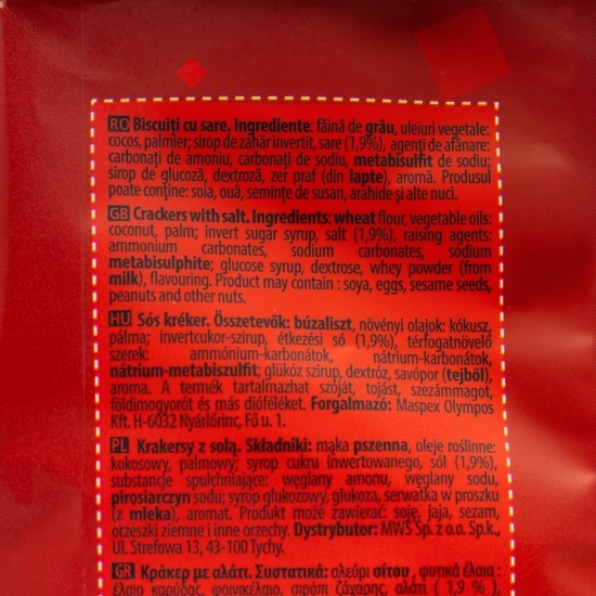 Biscuiți cu sare 370g
